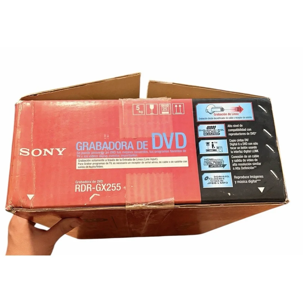 Sony RDR-GX255 DVD‎ Recorder Open Box Never Used Brand New